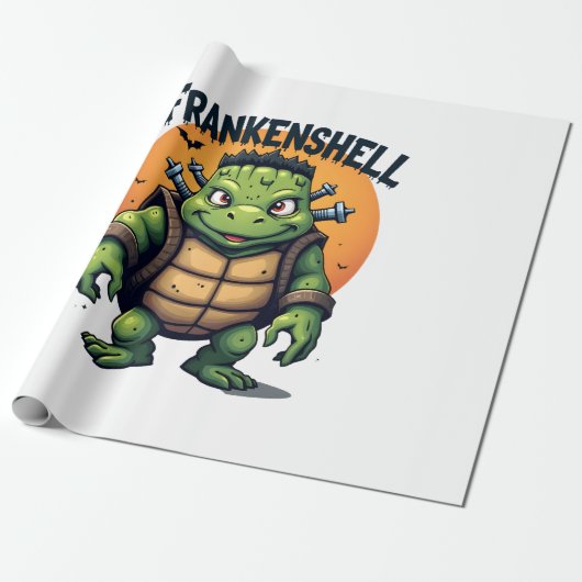 Frankenshell Turtle Cadeaupapier (Uitgerold)