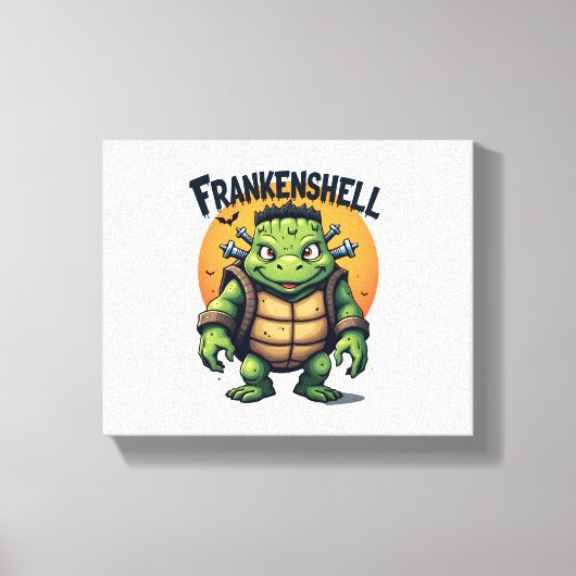 Frankenshell Turtle Canvas Afdruk (Voorkant)