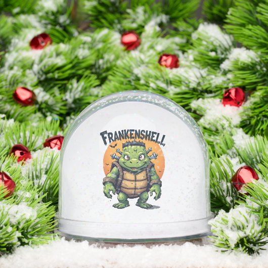 Frankenshell Turtle Sneeuwbol (Kerstmis)