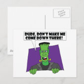 FRANKENSTEIN anger Briefkaart (Voorkant / Achterkant)