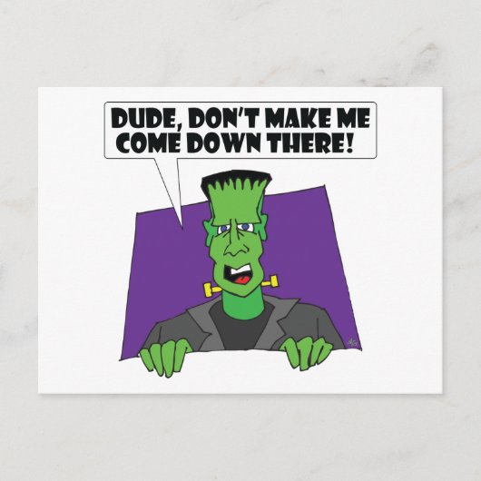 FRANKENSTEIN anger Briefkaart (Voorkant)
