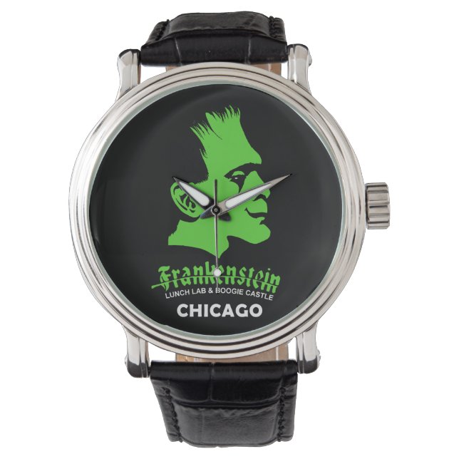 Frankenstein, Bar, Disco, Chicago, IL-polshorloge Horloge (Voorkant)