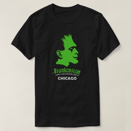 Frankenstein, Bar, Disco, Chicago, Illinois T-Shir T-shirt (Design voorkant)