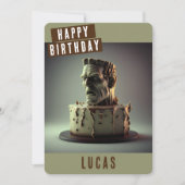 Frankenstein Birthday Kaart (Voorkant)