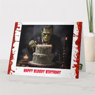 Frankenstein Birthday Kaart