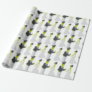 Frankenstein & Bride Cadeaupapier