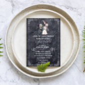 Frankenstein Bride Halloween Wedding Kaart