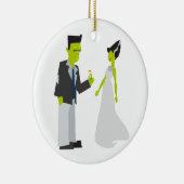 Frankenstein & Bride Keramisch Ornament (Rechts)