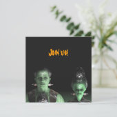 Frankenstein & Bride - Uitnodiging van de Partij v (Staand voorkant)
