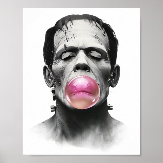 Frankenstein Bubble Gum Poster (Voorkant)