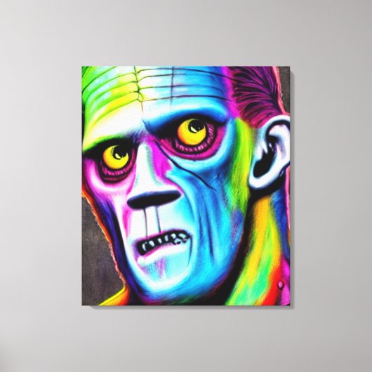 Frankenstein Canvas Art Afdruk (Voorkant)