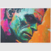 Frankenstein decoupage tissuepapier (Voorkant)