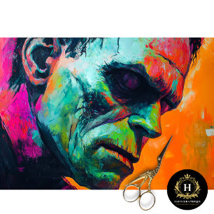 Frankenstein decoupage tissuepapier