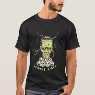 Frankenstein Éffrayant Vibes T-shirt Halloween