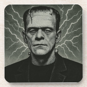 Frankenstein Electricity Art Bier Onderzetter