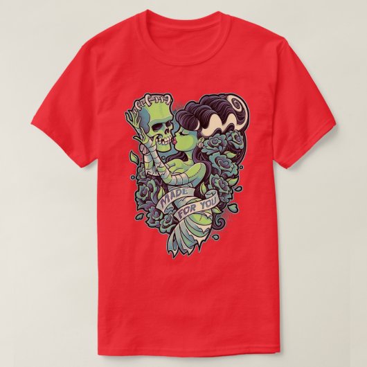 Frankenstein en Bride maakten jou T-shirt (Design voorkant)
