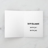 Frankenstein et jeune mariée - carte de voeux de (Intérieur)