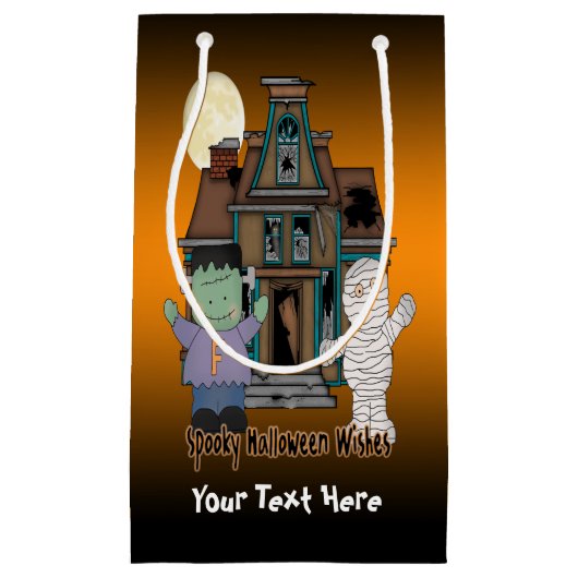 Frankenstein et sac de cadeau de Halloween de (Devant)