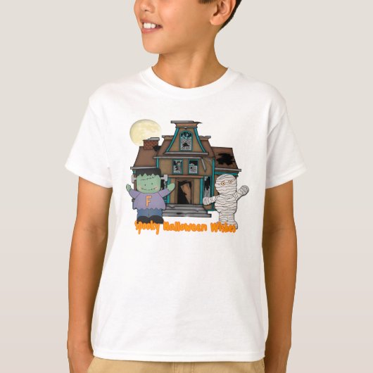 Frankenstein et T-shirt de Halloween de maman (Devant)