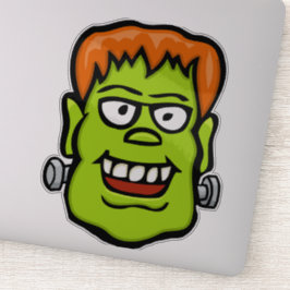Frankenstein gezicht | Halloween monster Sticker