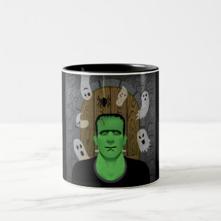 Frankenstein & Ghosts Tweekleurige Koffiemok