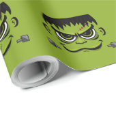 Frankenstein Halloween Face Cadeaupapier (Rol Hoek)