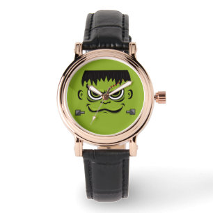 Frankenstein Halloween Face Horloge