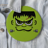 Frankenstein Halloween Face Ronde Button 6,0 Cm (In situ)