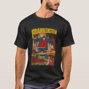 Frankenstein Halloween Horror Comic Horror T-shirt