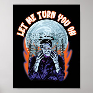 Frankenstein Halloween Horror  Funny Horr Poster