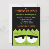 Frankenstein Halloween Party Invitation (Devant)
