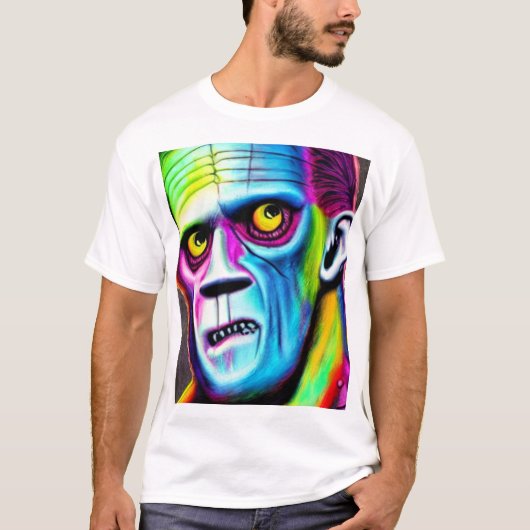 Frankenstein heren T-shirts (Voorkant)