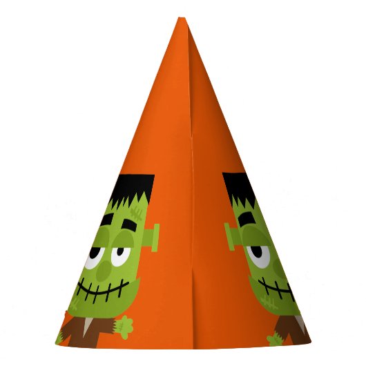 Frankenstein Het is Halloween Feesthoedjes (Achterkant)