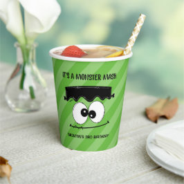 Frankenstein Kids Birthday Party Halloween Papieren Bekers