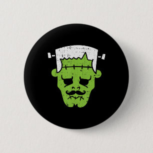 Frankenstein Lazy Halloween Costume Horror Movie M Ronde Button 5,7 Cm