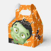 Frankenstein Monster Boo Halloween Party Bedankdoosjes (Achterkant)