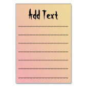 Frankenstein Monster Cartoon met pompoen Kaart (Achterkant)