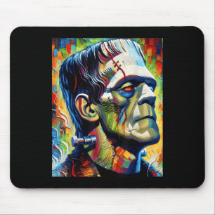 Frankenstein Monster en Bruid Halloween Matching Muismat