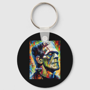Frankenstein Monster en Bruid Halloween Matching Sleutelhanger