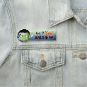 Frankenstein Monster Funny Kinder Naamplaatje (In situ)