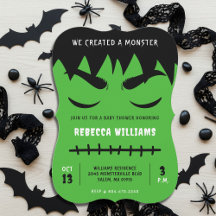 Frankenstein Monster Halloween Baby shower