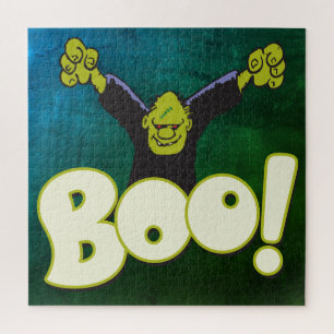 Frankenstein Monster Halloween Cartoon Frankie Boo Legpuzzel