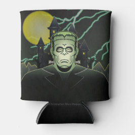 Frankenstein Monster Halloween Castle Lightning Blikjeskoeler
