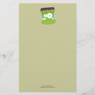 Frankenstein Monster   Halloween Note Paper Briefpapier