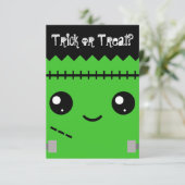 Frankenstein Monster Kaart (Staand voorkant)