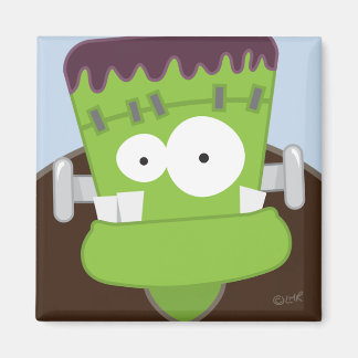 Frankenstein Monster Kinder Halloweenmagneet Magneet