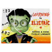 Frankenstein Monster Kleuterschool Bibliotheek Groot Cadeauzakje (Voorkant)
