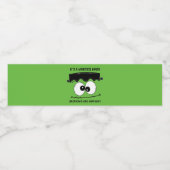 Frankenstein Monster Mash Halloween Birthday Party Waterfles Etiket (Enkel label)