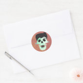 Frankenstein Monster Mash Halloween Feest Sticker (Envelop)