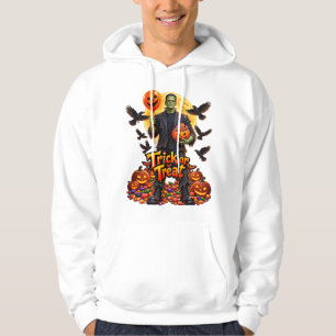 Frankenstein monster met Halloween Hoodie